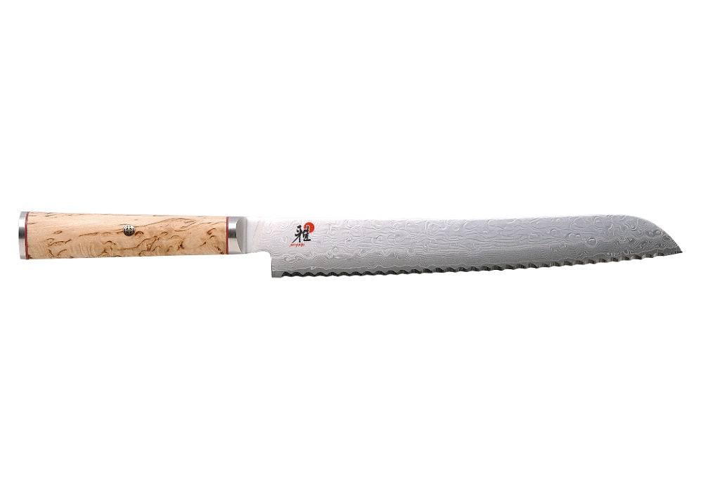 MIYABI 5000MCD Birchwood Bread Knife - 23cm