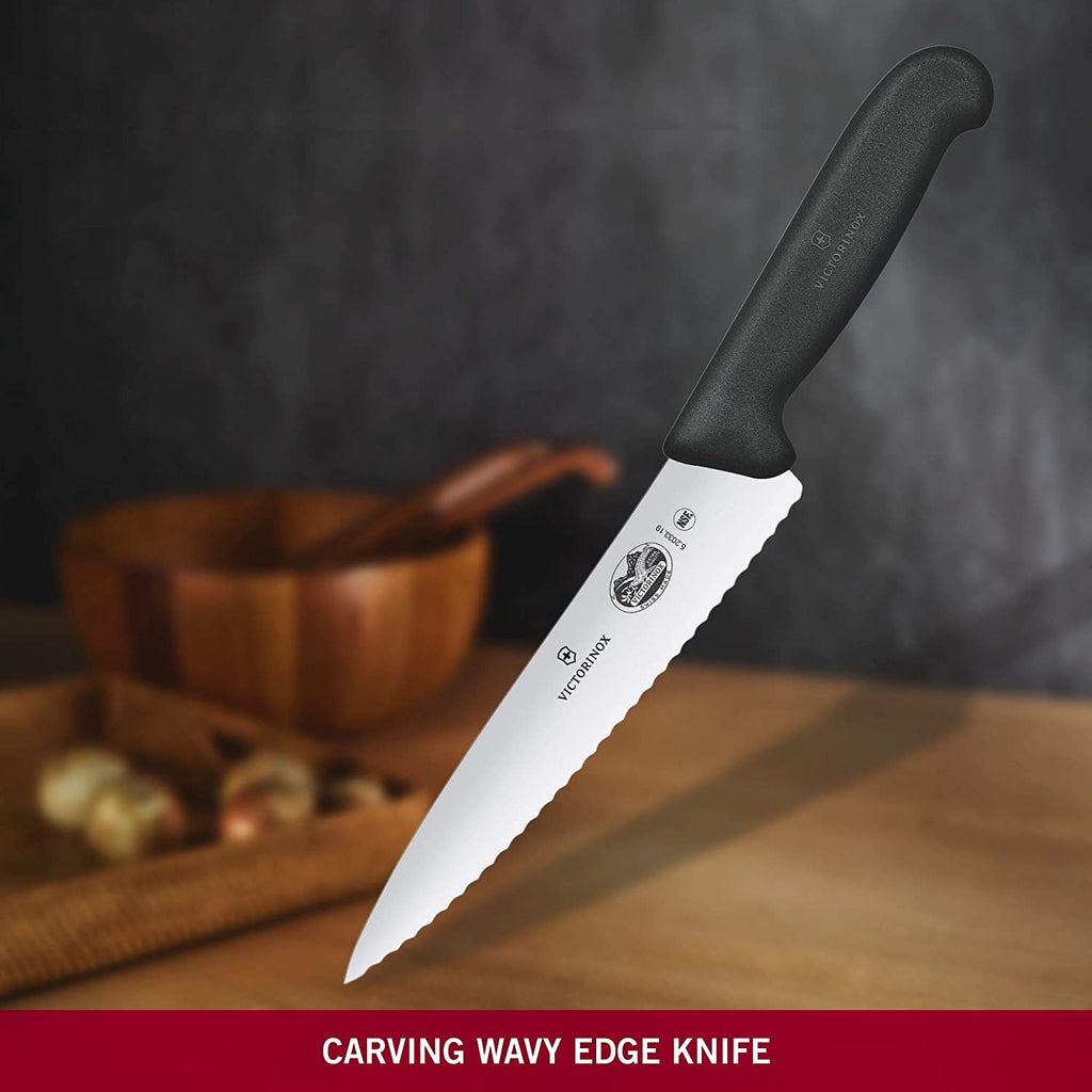 SERRATED EDGE CARVING KNIFE