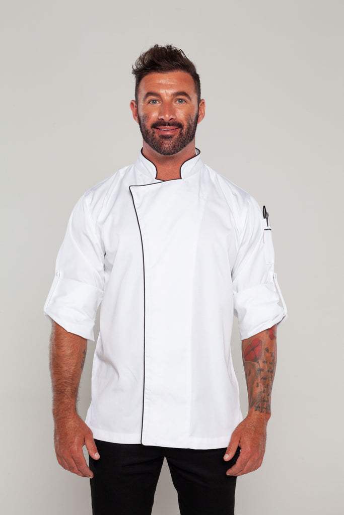 Cove Executive white chef jacket No Coolvent - Ace Chef Apparels