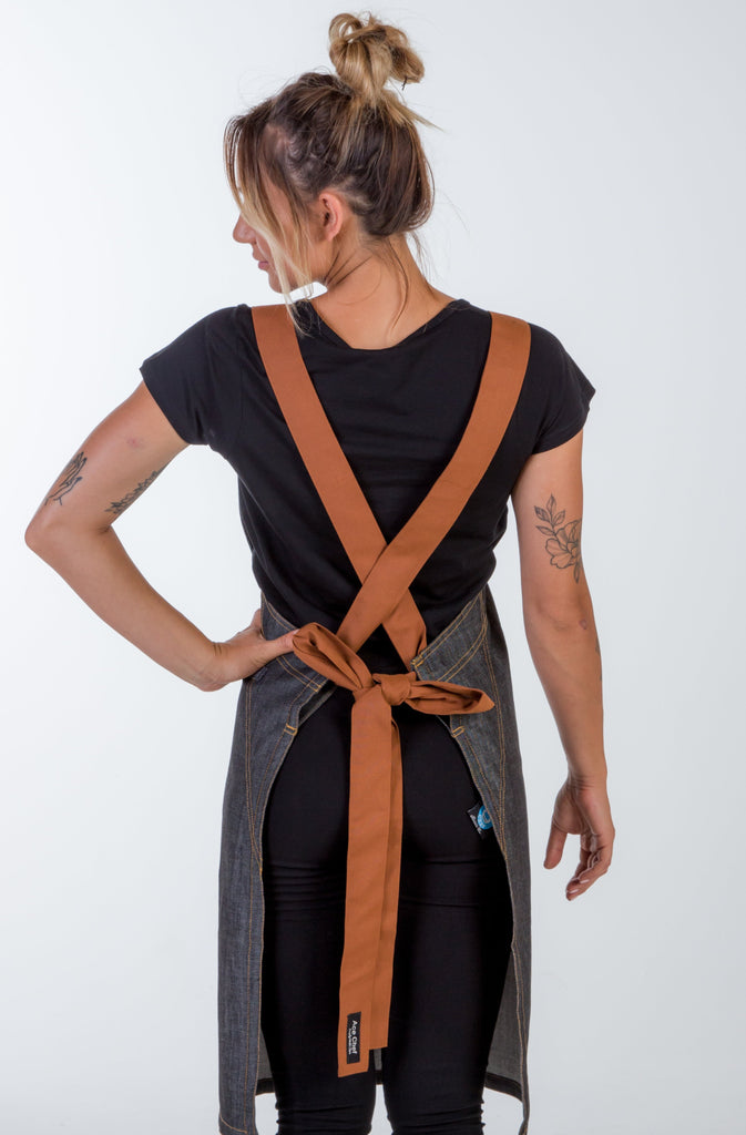 Cross over Denim Aprons - JOSH - Ace Chef Apparels