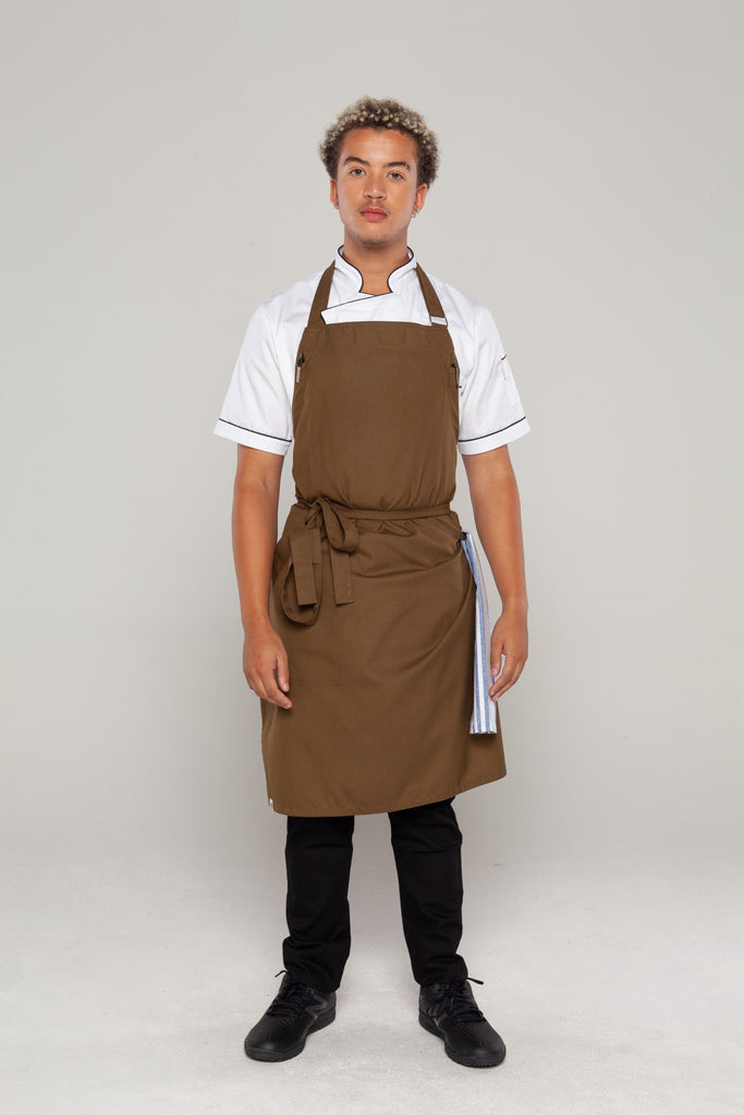 olive green medium chef apron 