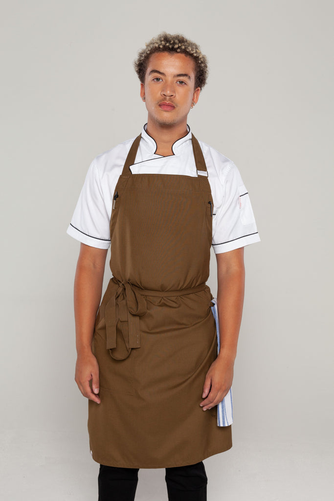 olive green medium chef apron 