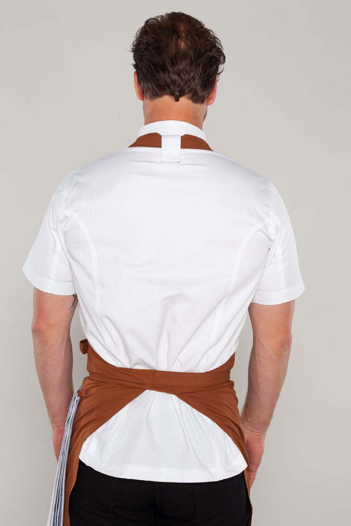 cinnamon colour bib chef apron