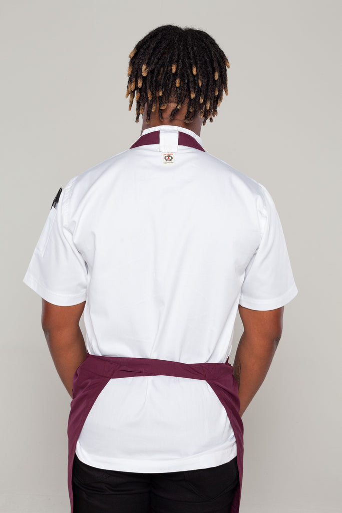 wine colour bib chef apron