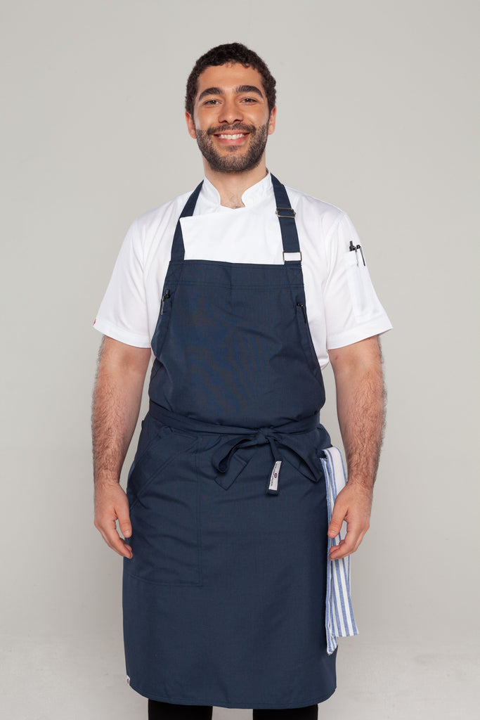 Niche Bluish Grey chef apron one size - Ace Chef Apparels