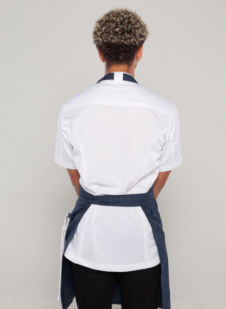 Josh Bluish Grey bib Small size Apron - Ace Chef Apparels