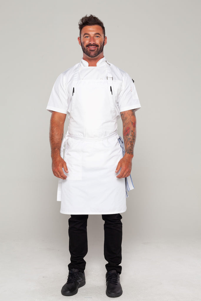 white bib chef aprons