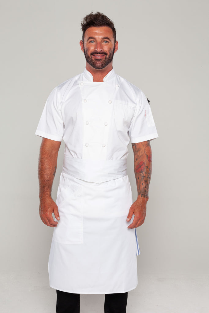 WHITE WAIST APRONS FOR CHEFS