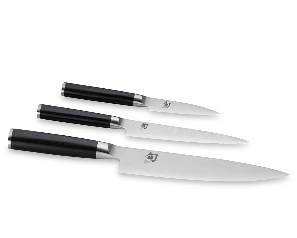Shun Classic 3pc Knife Set DMS300