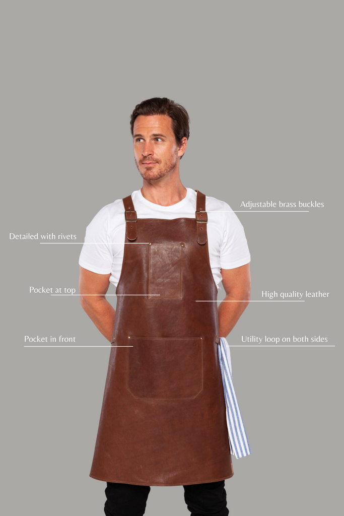 Leather Apron - Ace Chef Apparels