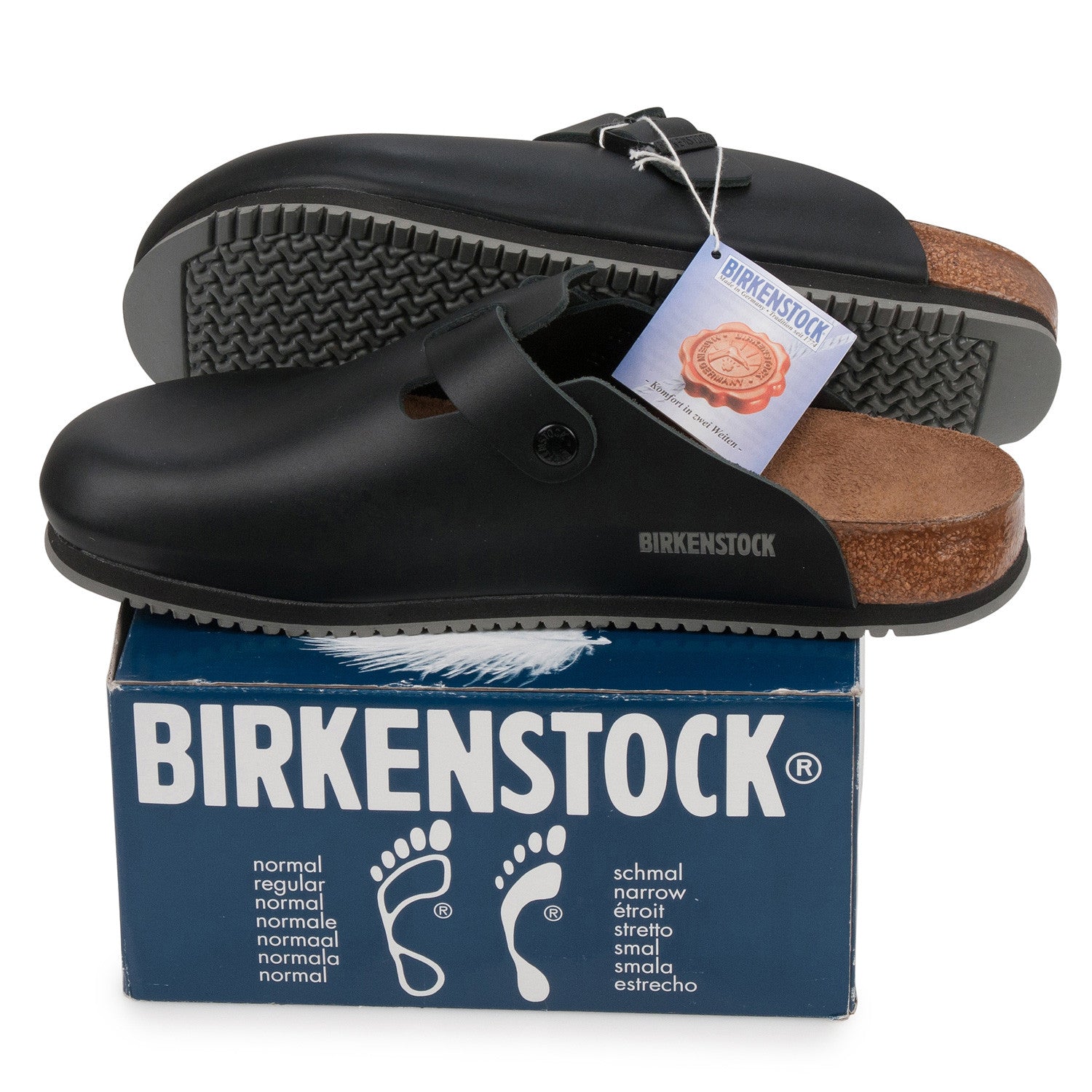 Birkenstock Boston Black Chef Clogs Chef shoes Super grip
