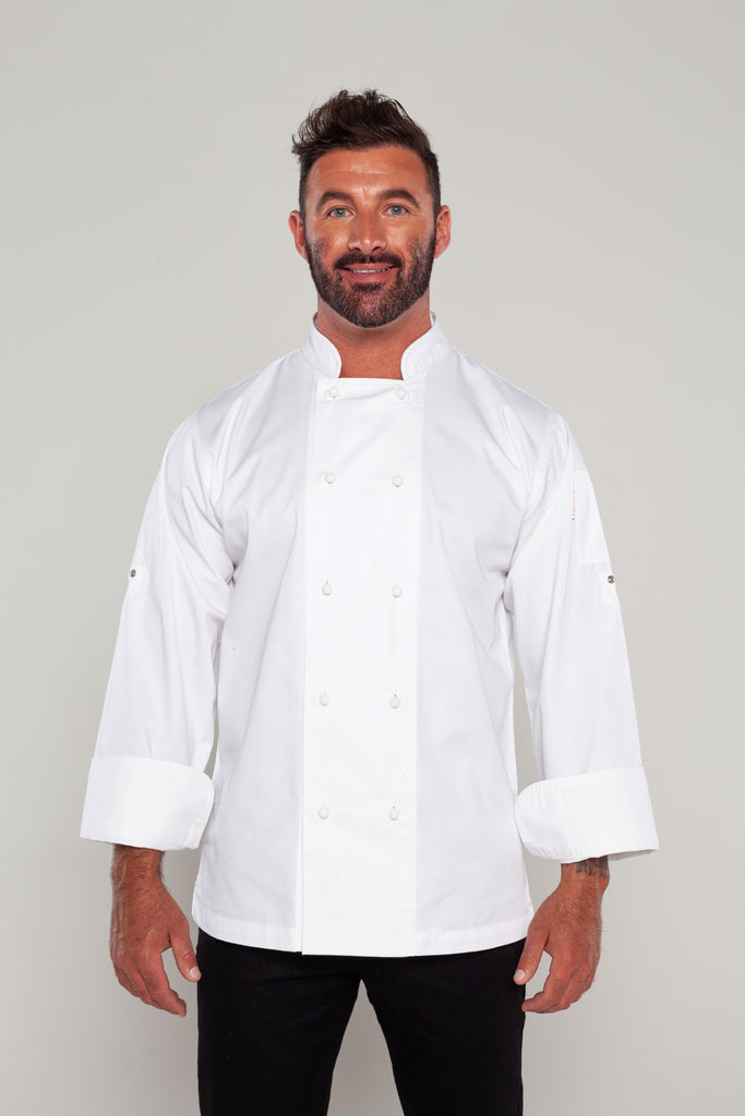white long sleeves chef jacket