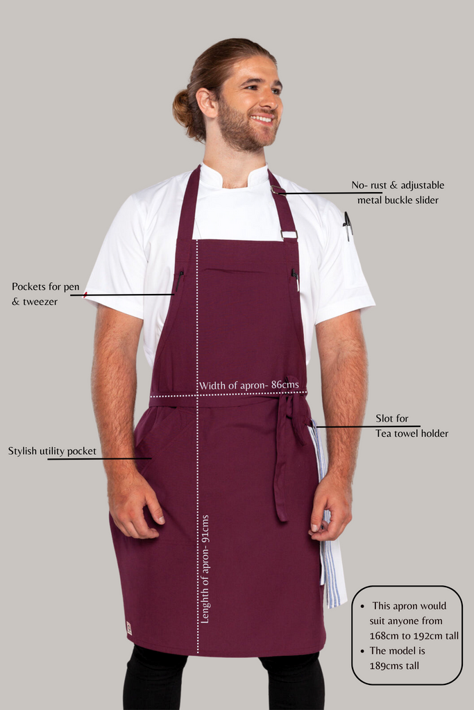 Niche Wine chef apron one size - Ace Chef Apparels