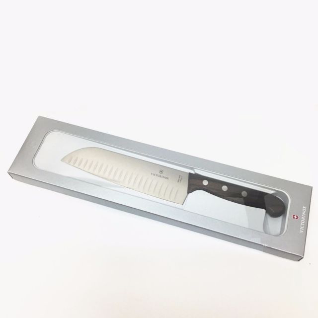 VICTORINOX 6.8520.17G ROSEWOOD SANTOKU FLUTED 17 CM